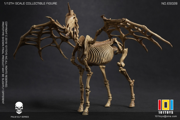掌上精灵系列 骷髅骨架可动独角兽