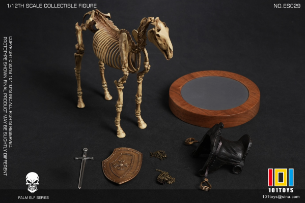 掌上精灵系列 骷髅骨架可动马