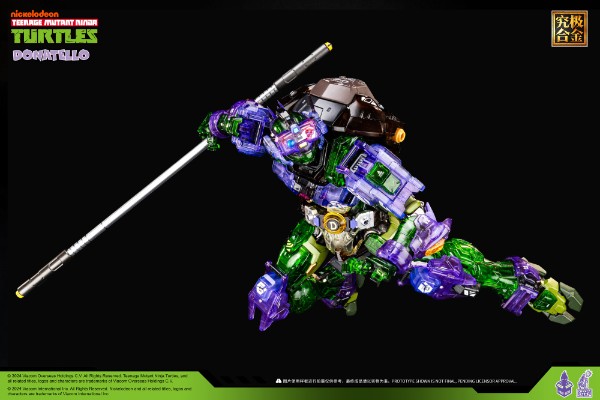 MechaHeat系列 合金机甲 机甲忍者龟 多纳泰罗 彩透版