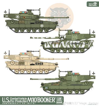 No.2008 美国陆军 新型战车 M10“布克” (预生产型)