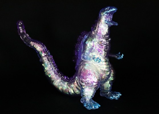 中等尺寸系列 哥斯拉EX 哥斯拉（2016）放射热线 限定 极光反射版【哥斯拉基地限定配色】