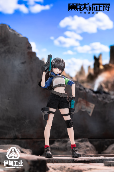 黑铁体止符系列币衣可动手办盲盒