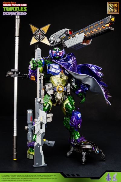 MechaHeat系列 合金机甲 机甲忍者龟 多纳泰罗 彩透版