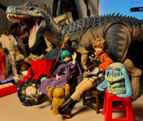 美泰 侏罗纪世界2 哈蒙德系列 异特龙 可动模型