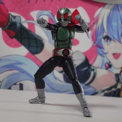 S.H.Figuarts（真骨雕制法） 假面骑士新1号 荣耀昭和骑士版（首发专属底座配套款）