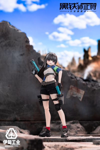 黑铁体止符系列币衣可动手办盲盒