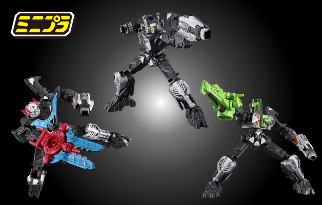 迷你变形 超宇宙刑事卡邦 无限 套装01