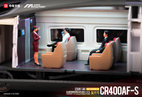No.1601 S比例 CR400AF-S高速铁路智能动车组“复兴号”01号车