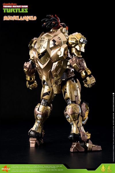 MechaHeat系列 合金机甲 机甲忍者龟 米开朗基罗 金耀版