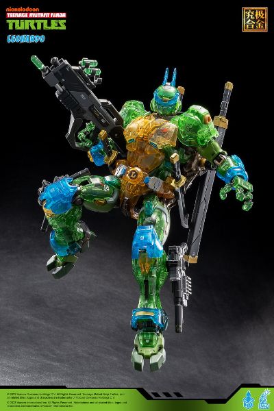 MechaHeat系列 合金机甲 机甲忍者龟 莱昂纳多 彩透版