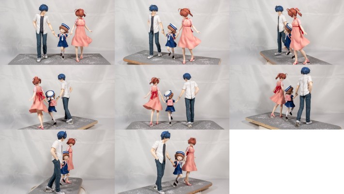 CLANNAD 光之彼岸 冈崎朋也、冈崎渚、冈崎汐