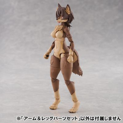 KEMOPLA No.KO-02RJW 手脚零件套装 01（日本狼配色）