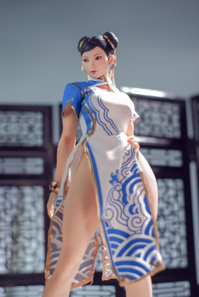 ストリートファイター 春丽 ポリストーン スタチュー