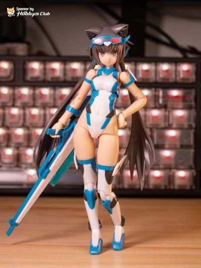 机甲少女 短剑 泳装 蓝色冲击配色