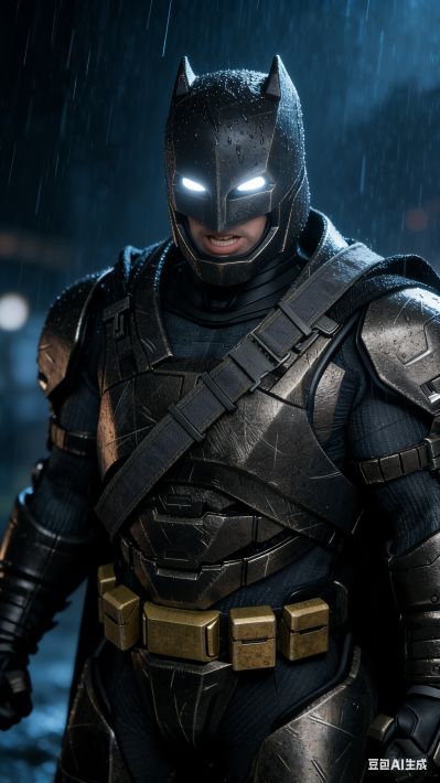 MMS349 蝙蝠侠大战超人：正义黎明 装甲蝙蝠侠 珍藏人偶