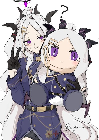 蔚蓝档案 Chocopuni 大号40cm毛绒玩偶 千夏／阳奈