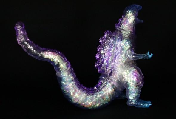 中等尺寸系列 哥斯拉EX 哥斯拉（2016）放射热线 限定 极光反射版【哥斯拉基地限定配色】