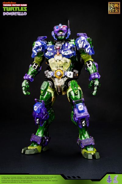MechaHeat系列 合金机甲 机甲忍者龟 多纳泰罗 彩透版