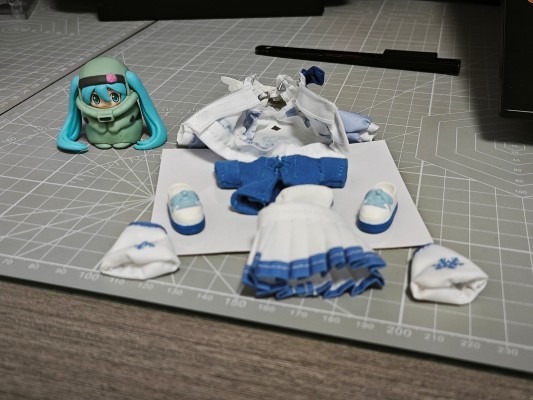 粘土娃 服装套组 雪未来 Yukiiro Pop