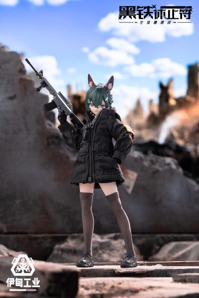 黑铁体止符系列币衣可动手办盲盒