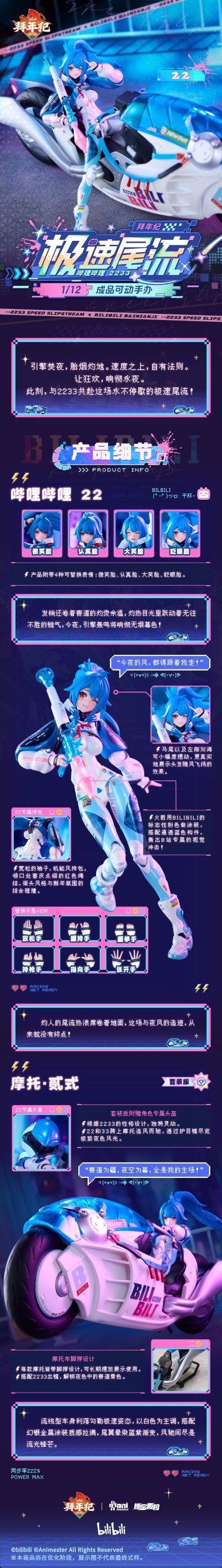 哔哩哔哩 22娘 极速尾流 拜年纪