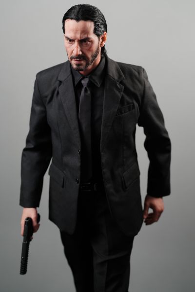 JND Studios 疾速追杀 约翰·威克 1:3 雕像（基努·里维斯版）