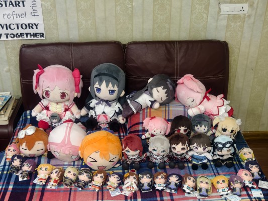 毛绒玩偶  Afterglow 美竹兰/青叶摩卡/上原绯玛丽/宇田川巴/羽泽鸫