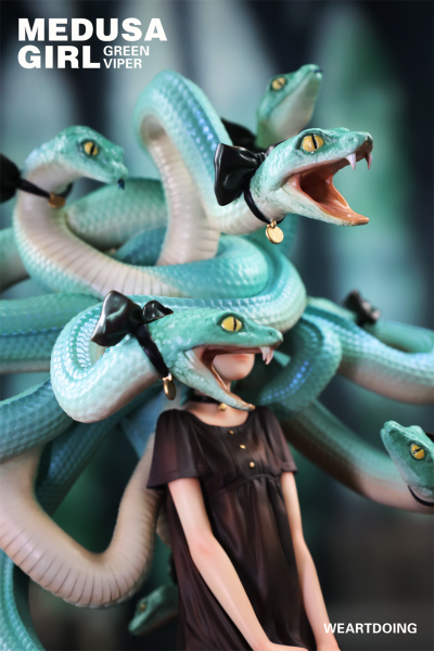 美杜莎少女-绿蝰