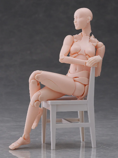 figma 西村式素描人偶 OLIVE 灰色/肉色