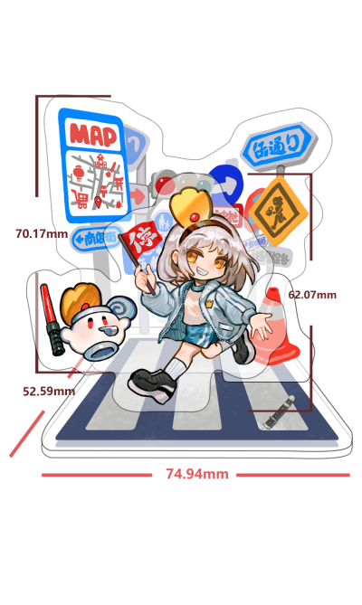 空罐们的通学路 亚克力立牌