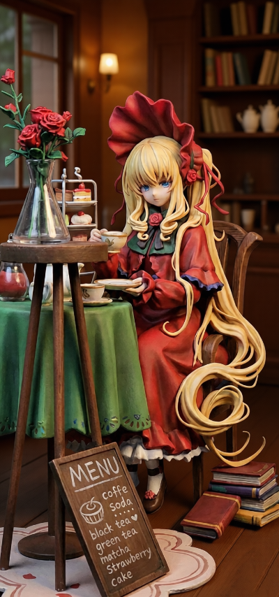 蔷薇少女 窗边的茶会 真红