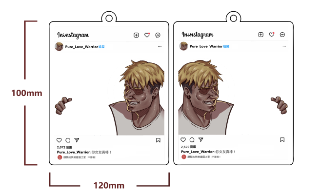 人妻猎手 亚克力挂件