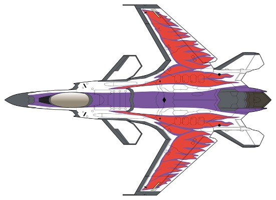 SP687 皇牌空战 震电II “皇牌空战30周年纪念涂装机”