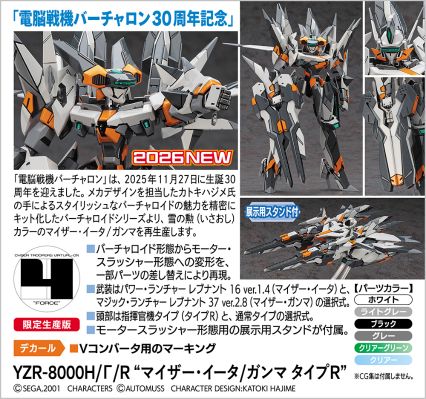 65578 电脑战机系列 YZR-8000H/Γ/R “Myser·伊塔/伽玛 R型”
