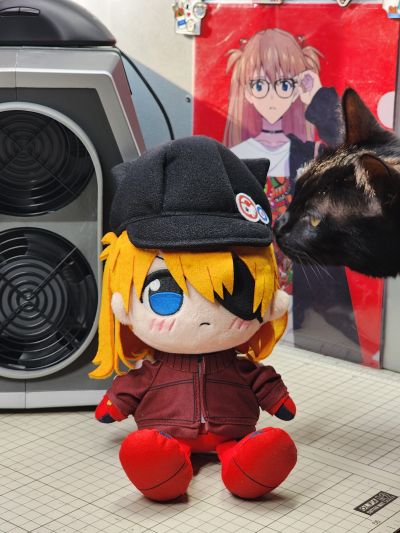 新世纪福音战士新剧场版 KURIPAN 毛绒玩偶 绫波零 长发（长发：白色作战服）／式波·明日香·兰格雷（运动服与报童帽）／渚薰 校服