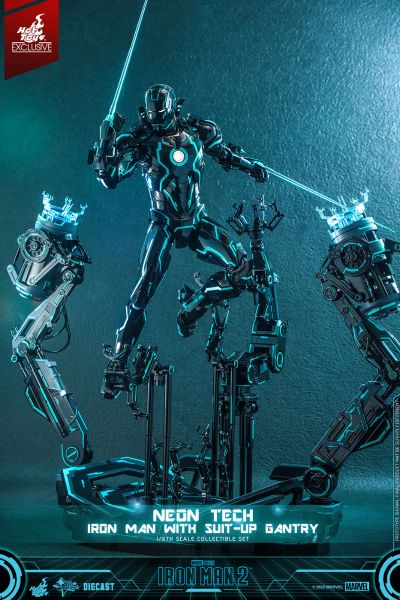 MMS672D50 《钢铁侠2》钢铁侠（创战光速蓝）连拆甲台珍藏套装（特别版）