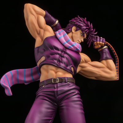 FIGURE MUSEUM JOJO的奇妙冒险 第二部 战斗潮流 乔瑟夫・乔斯达 特别配色