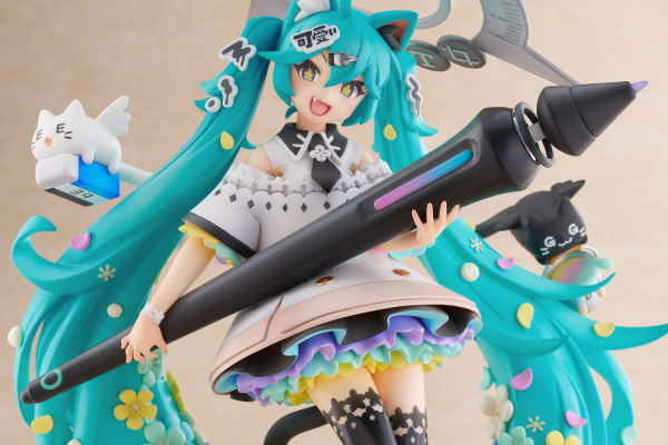 初音未来 我试着制作了初音未来手办！ ~绘画进行时~