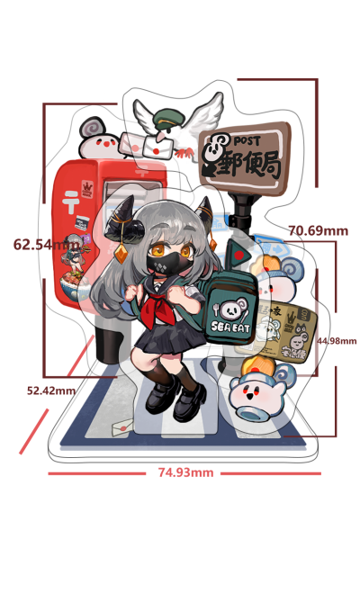 空罐们的通学路 亚克力立牌