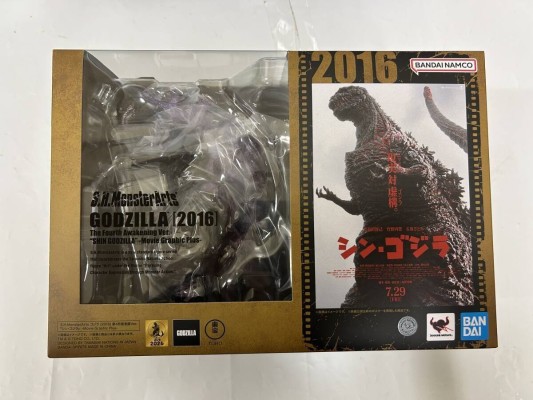 S.H.MonsterArts 哥斯拉（2016）第四形态觉醒款《新·哥斯拉》-影视视效增强版-