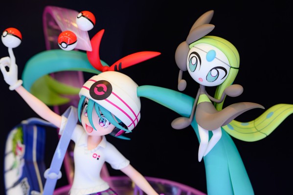 宝可梦 x 初音未来  初音未来(超能力) 与 美洛耶塔