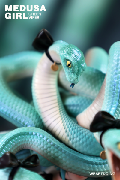 美杜莎少女-绿蝰
