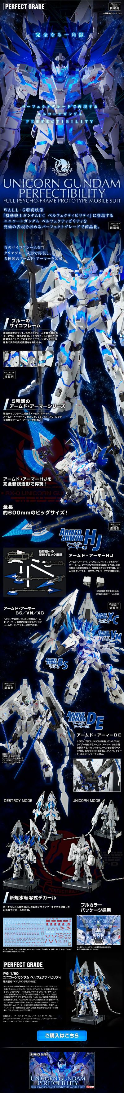 PG 1/60  完美独角兽高达