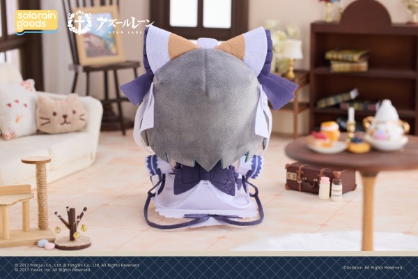 碧蓝航线 柴郡 PuniPuni坐姿毛绒娃娃