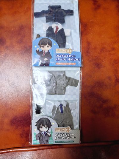 粘土娃 服装套装 藏青色西装