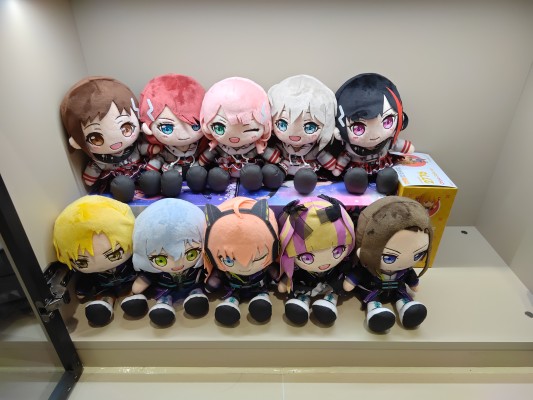 BanG Dream! 少女乐团派对 毛绒玩偶 Roselia 凑友希那/冰川纱夜/今井莉莎/宇田川亚子/白金燐子