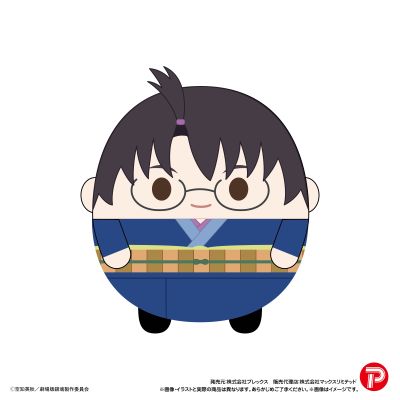 新剧场版 银魂 吉原炎上篇 圆滚滚毛绒玩偶挂件