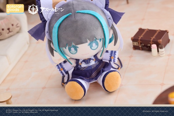 碧蓝航线 柴郡 PuniPuni坐姿毛绒娃娃