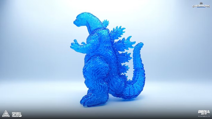 哥斯拉1995 - 北极蓝透明版