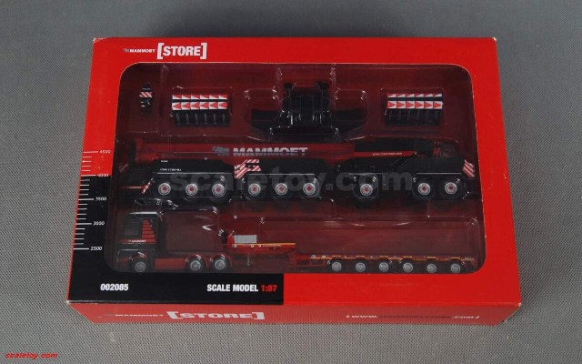 08-1092 利勃海尔LTM1750起重机+梅赛德斯-奔驰6×4牵引车；Mammoet410065